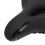 Sella da bicicletta in pelle PU nera con memory foam - Shock 14