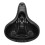 Sella da bicicletta in pelle PU nera con memory foam - Shock 11