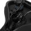 Sella da bicicletta in pelle PU nera con memory foam - Shock 12