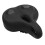 Sella da bicicletta in pelle PU nera con memory foam - Shock 1