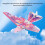 Flying RC Bird Toy 2.4GHz USB Charged Pink EPP Bionic Flapping Wings 6