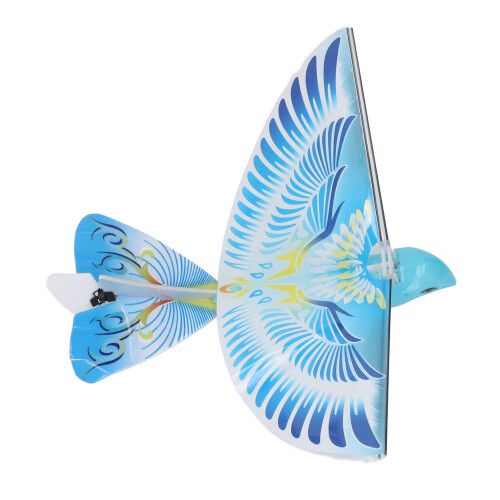 Oiseau télécommandé USB bleu 2,4 GHz 100 mAh ailes battantes