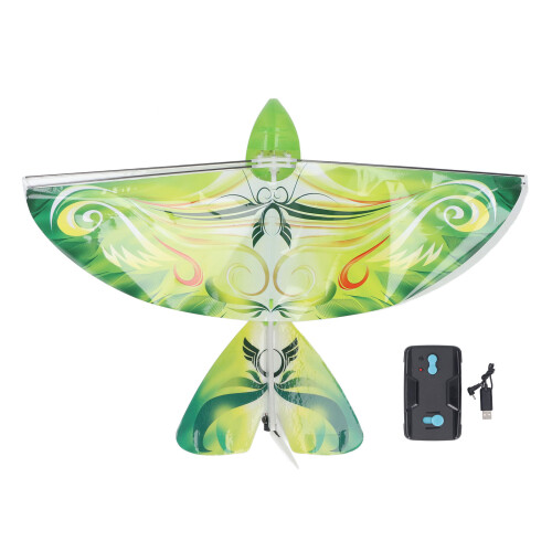 Oiseau télécommandé vert, 2,4 GHz, 100 mAh, compact 2
