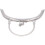 Semicircle Purse Handle Frame Metal Clasp Lock 16.5cm for DIY Bag Making Silver 8