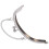 Semicircle Purse Handle Frame Metal Clasp Lock 16.5cm for DIY Bag Making Silver 1