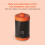 Pompa d'aria 2000 mAh 159,4  80  85,8 mm Arancione-Nero 5