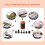 Pompa d'aria 2000 mAh 159,4  80  85,8 mm Arancione-Nero 4