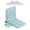 Cuscino riscaldato per sedia USB per bambini, 3 temperature, 385 g, verde 4