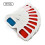 4Pcs Anaglyph 3D White Cardboard Glasses for Immersive Red/Cyan Viewing 2