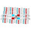 4Pcs Anaglyph 3D White Cardboard Glasses for Immersive Red/Cyan Viewing 1
