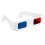 4Pcs Anaglyph 3D White Cardboard Glasses for Immersive Red/Cyan Viewing 5