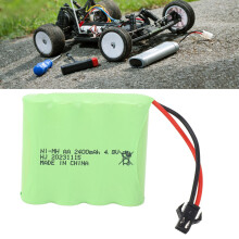 RC Nimh Batterie Professionell SM 2P Stecker 4,8V 2400mAh Nimh Batterie Für SHARKOOL 1/16 RC Auto