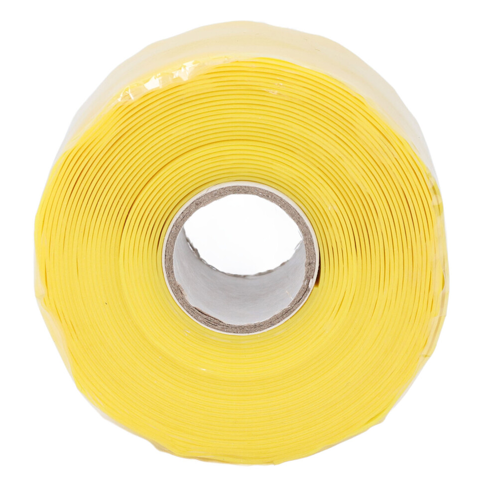 Silicone Rubber Repair Tape 5M X 50Mm Yellow Waterproof Self-Adhesive 8761333570708