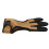 Gants d'archerie à 3 doigts, taille M, néoprène flexible 15