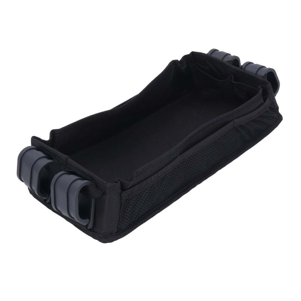 Portable Oxford Snack Tray with Non-Slip Cup Holders for Wagons & Strollers