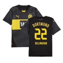 (XL) 2024-2025 Borussia Dortmund Away Shirt (Bellingham 22)