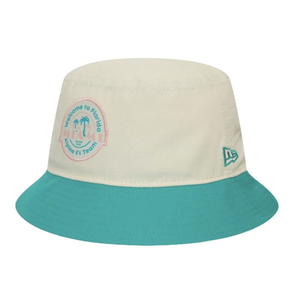 New Era (One Size) 2024 Alpine F1 Miami Tapered Special Bucket Hat (White) - Large White