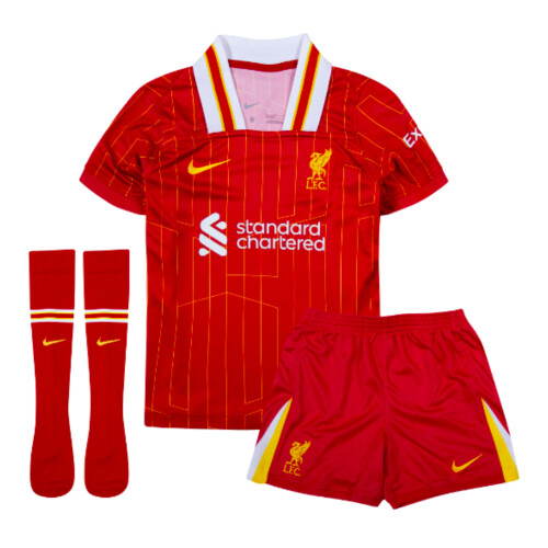 Nike (MB) 2024-2025 Liverpool Home Mini Kit (M.Salah 11) 2