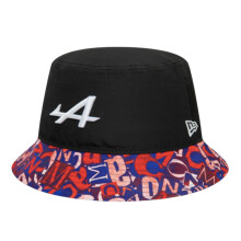 (One Size) 2024 Alpine Racing Monaco Tapered Bucket Hat (Black) - Large