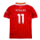 Nike (MB) 2024-2025 Liverpool Home Mini Kit (M.Salah 11) 2