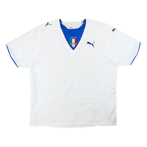 Puma (XXL) 2006-2007 Italy Away Shirt (White)