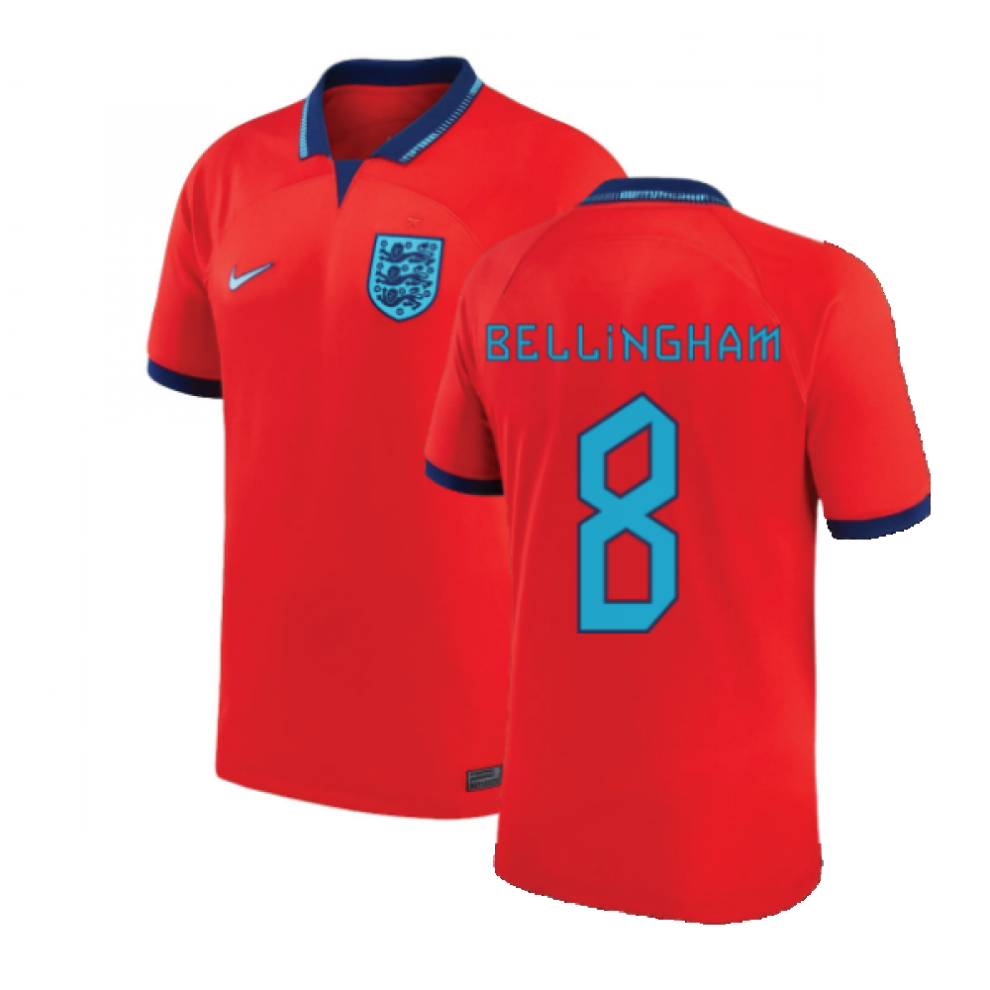 Nike (Xxl) 2022-2023 England Away Shirt (Bellingham 8)