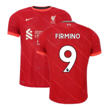 (XXL) Liverpool 2021-2022 Vapor Home Shirt (FIRMINO 9)