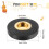 Cello Anti Slip Pad, Brass & Rubber, Round Floor Protector for Practice & Performance 2