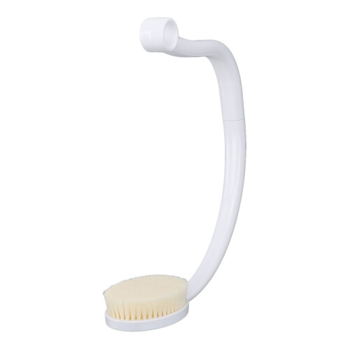 Brosse de bain en forme de U pour le dos, poignée longue détachable 1