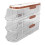 3-Lagen Automatische Eierbox mit Rollen 1.0L PET/PP 16