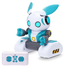 Robot RC 2.4GHz 3.7V 500mAh 15x11x9cm Blanc/Vert