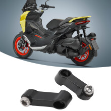 SR GT200 M10x1.25 réhausseur de montage de miroir noir RH/LH