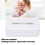 Cache-mouchoirs pliable en silicone blanc 20,5x14cm 4