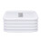 Cache-mouchoirs pliable en silicone blanc 20,5x14cm 9