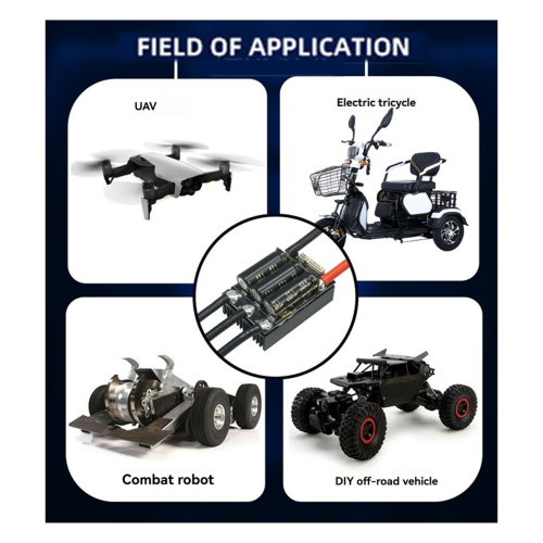 Mini V6.8 100A Brushless Motor Controller with Heatsink for Diy Scooter Ebikego-Kart 2
