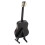 Modello di mini chitarra - legno di tiglio e resina, nero 6