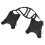 500D-Mesh-Satteltasche-Montagebasis Schwarz 15