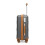 (Grey and Brown) 6-Piece Travel Luggage Set ABS Hard Shell Suitcase 5
