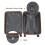 (Grey and Brown) 6-Piece Travel Luggage Set ABS Hard Shell Suitcase 9