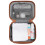 (Grey and Brown) 6-Piece Travel Luggage Set ABS Hard Shell Suitcase 13