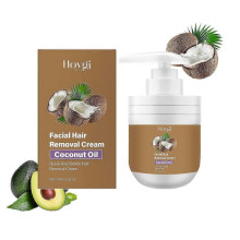 Coconut facial gentle hair removal cream Facial hair removal men and women lips and beards are gentle and not irritating