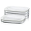 1.6L with 3 Tier Meat Pieces Storage Box Airtight Lid Do'T Dishwasher Safe, Otherwise It Deform, 3Layer Crisper 3