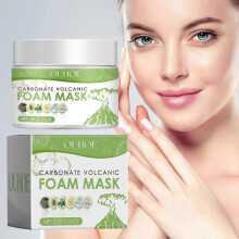 Carbonated Bubble Clay Mask, Carbonate Volcanic Foam Mask, Carbonated Bubble Clay Mask, Deep Purifying Bubble Mask Volcanic for Face