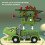 Ensemble de voitures-jouets sur circuit de course dinosaure - ABS, 3 x AA 5