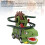 Ensemble de voitures-jouets sur circuit de course dinosaure - ABS, 3 x AA 4