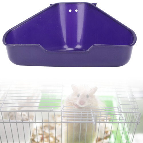 Baignoire pour hamster bleu S à accrocher au mur anti-éclaboussures 2