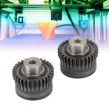 2 piĂšces d'engrenages d'extrudeuse en acier 55 HRC pour K1/K1Max