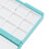 2 pièces Boîte d'aquarelle portable mini bleue 12 puits 5