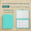 2 pièces Boîte d'aquarelle portable mini bleue 12 puits 4