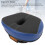 Selle large sans nez - creux épaissi, bleu. 5